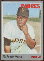 1970 Topps Baseball Cards      044      Roberto Pena